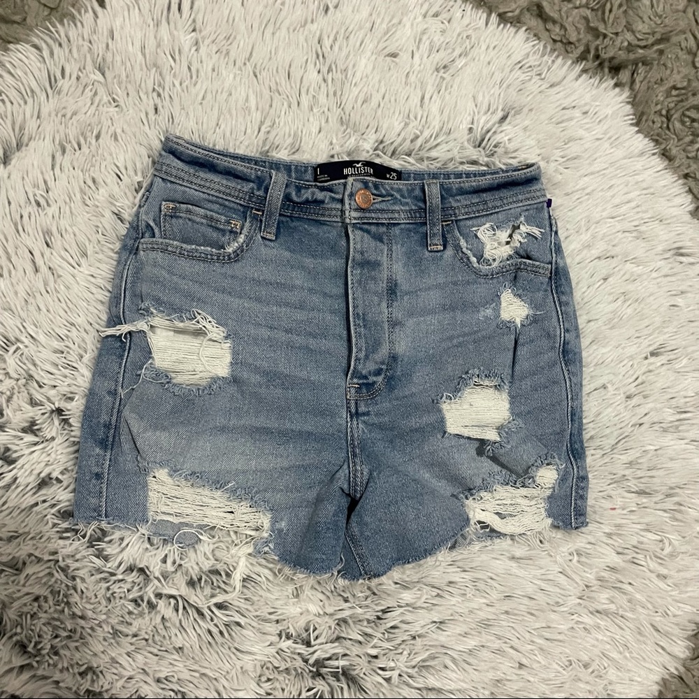 Distressed Hollister shorts